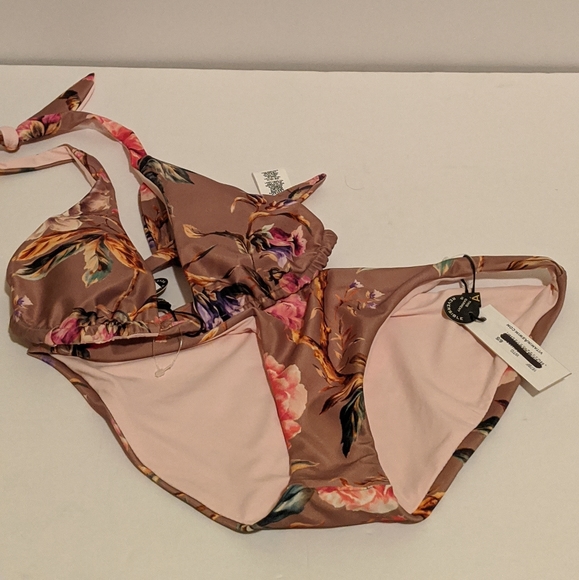 Vitamin A Talia reversible top & bikini size 6/ S - Picture 2 of 8